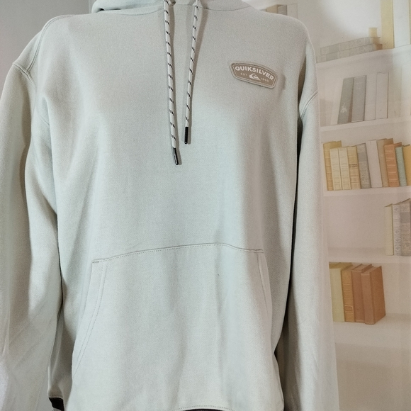 Quiksilver  Men Cream Hoodie Sweater - Picture 4 of 8